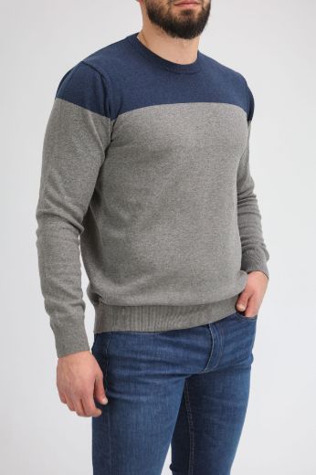 Slika Pamucni dzemper - GRAPHITE NAVY