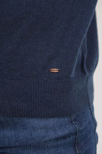 Slika Pamucni dzemper - TAUPE NAVY