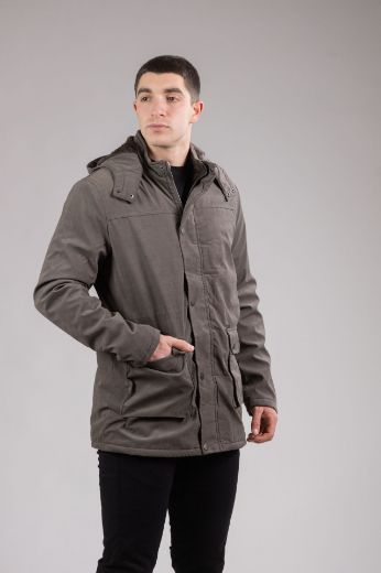 Slika Muska zimska jakna - 1904104 - MASLINASTO ZELENA