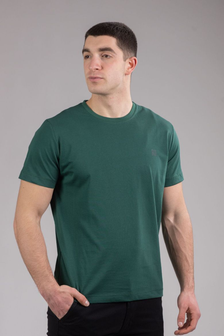 Slika Majica pamucna - TAMNO ZELENA