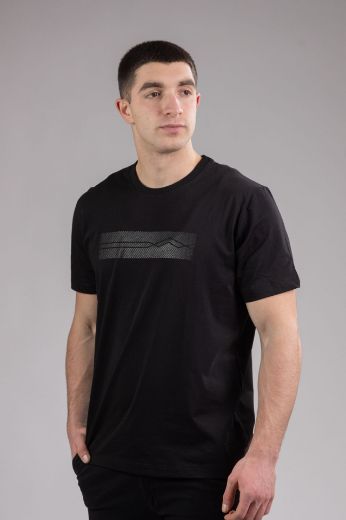 Slika Majica pamucna - CRNA - sa stampom