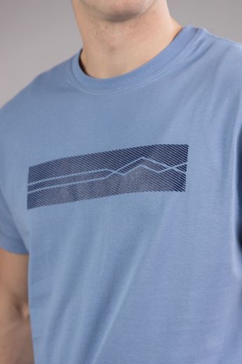 Slika Majica pamucna - SVETLO PLAVA - sa stampom