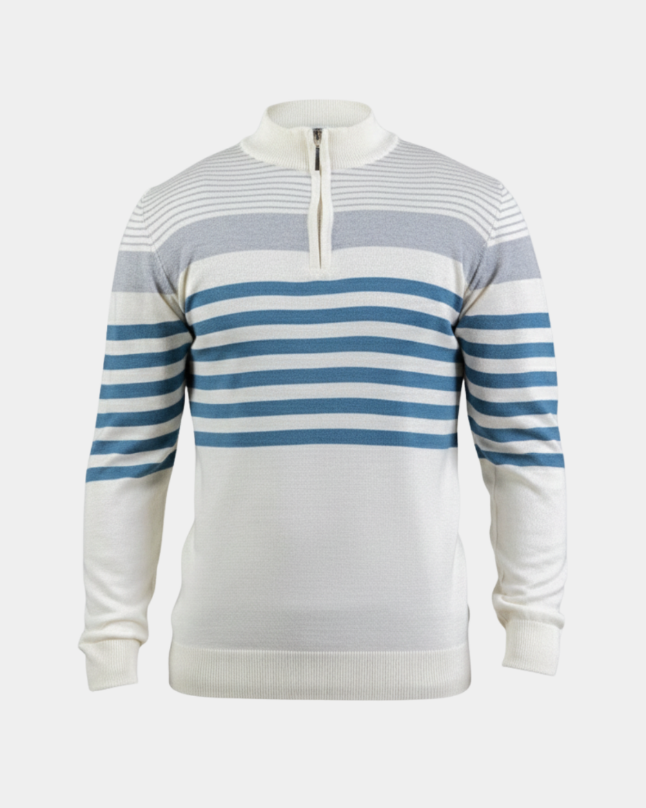 Slika Pamucni dzemper - Arctic Blue ZIP