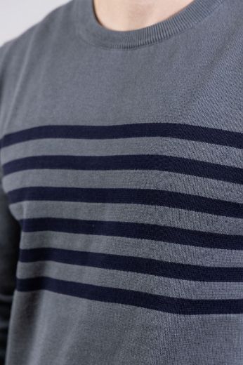 Slika Pamucni dzemper - Steel Grey Line