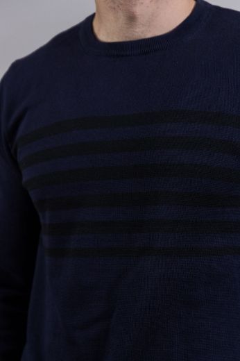 Slika Pamucni dzemper - Dark Navy