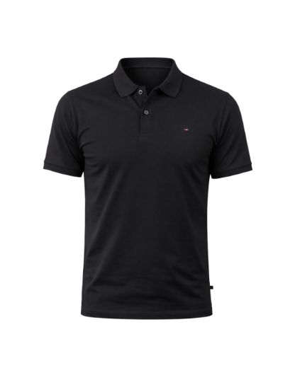 Slika Majica sa kragnom - BLACK