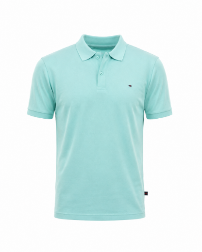 Slika Majica sa kragnom - LAGOON BLUE